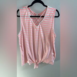 Now N Forever 2X stripe tunic